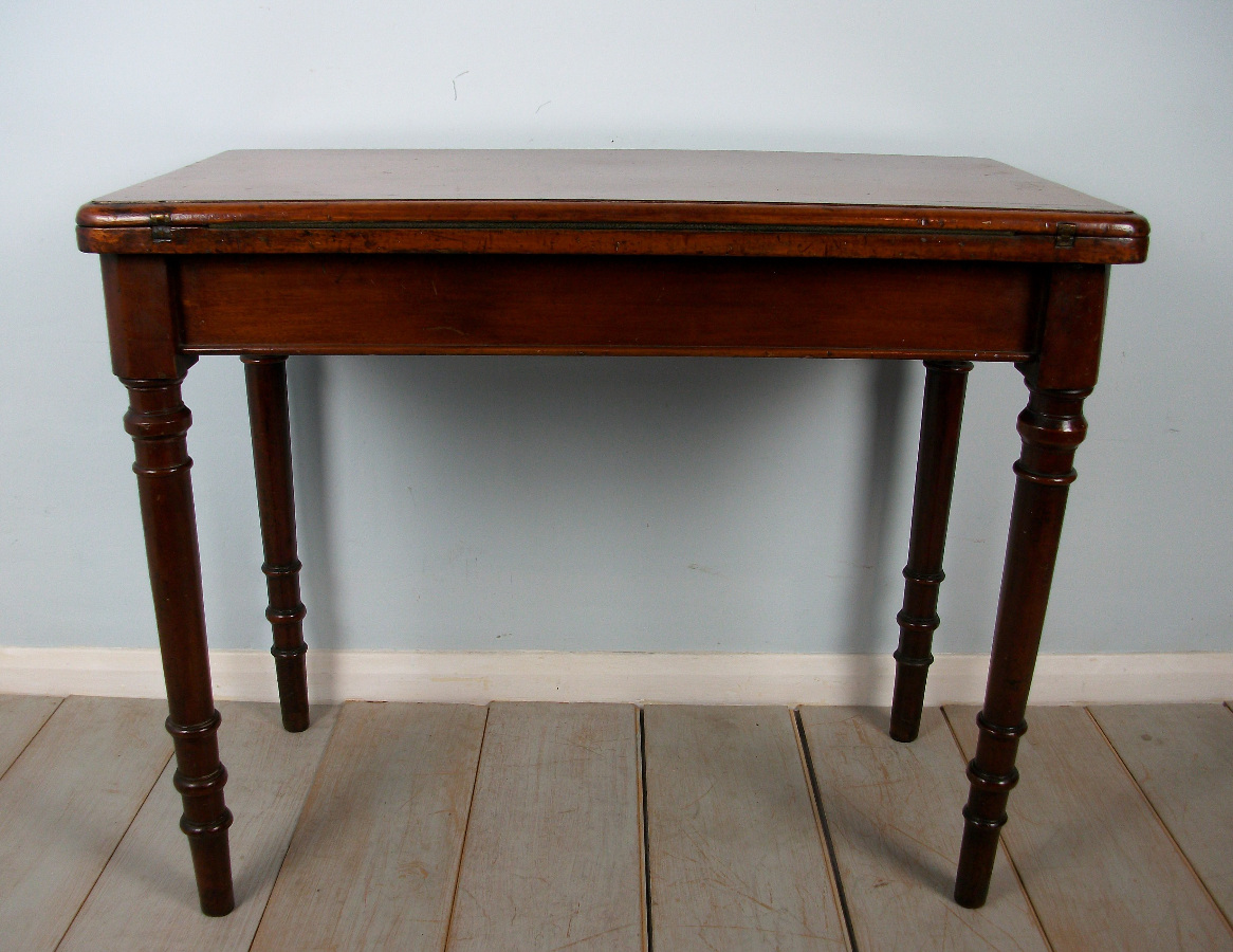 A Victorian Mahogany Card or Games Table